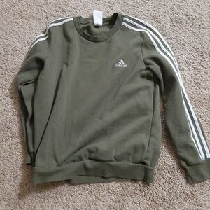 Women's green Adidas sweatshirt